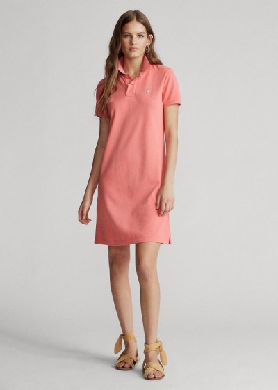 Women's Polo Ralph Lauren Cotton Mesh Polo Dress | 786531UYI